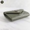 YSL Small envelope card holder green Caviar แบรนด์เนมมือสอง